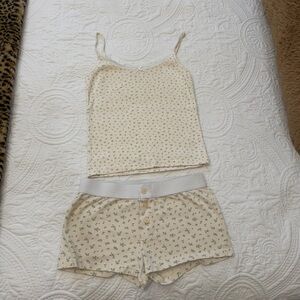Brandy Melville Floral Sleep Set